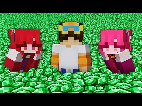 i paid girls to play minecraft with me...