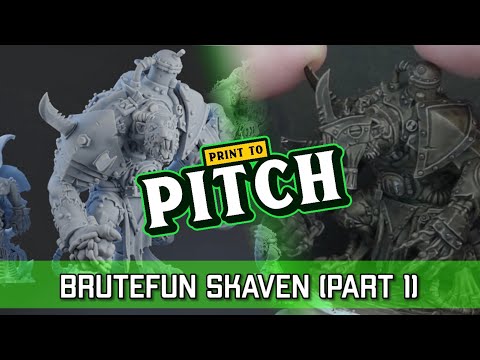 Brutefun Skaven Team - 3D Printing Blood Bowl | Print to Pitch (Bonehead Podcast)