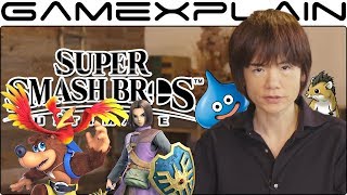 Smash Bros. Ultimate - Sakurai Discusses Reveal Trailer Gameplay + Small Change to DQ's Hero