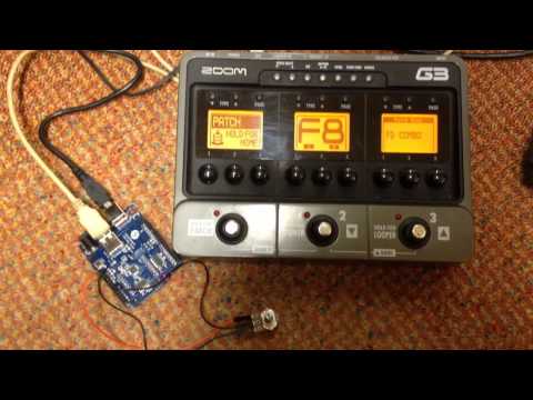 MIDI control for the ZOOM G3