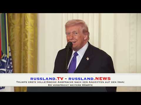 Trumps erste vollständige Ansprache nach den Angriffen auf den Iran: Er verspricht weitere Kämpfe