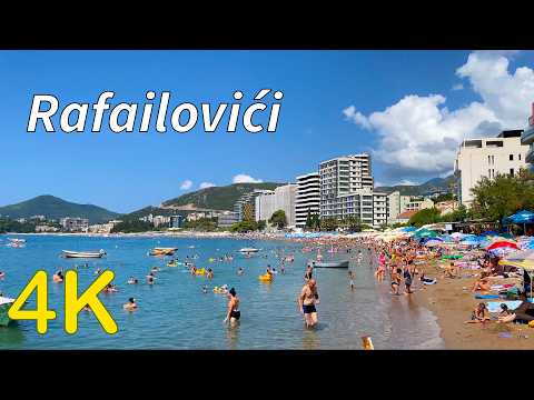 Rafailovići Montenegro 4K Walking Tour | Peaceful Coastal Stroll