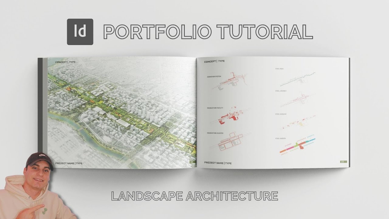 How To Create A Landscape Architecture Portfolio - Adobe InDesign Tutorial