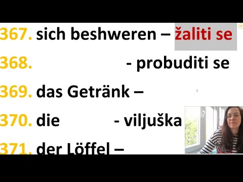NEMAČKI TEST SVIH 520 REČI ZA NIVO A2 - SAMO REČI KOJE SU NEOPHODNE - NE UČITE NEPOTREBNO