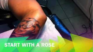 Ironbound Tattoo: Memorial Rose