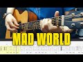 Mad World. Fingerstyle Guitar Tabs