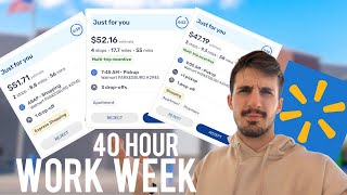 40 Hour Walmart Spark Delivery Work Week | How Much Did We Make 
