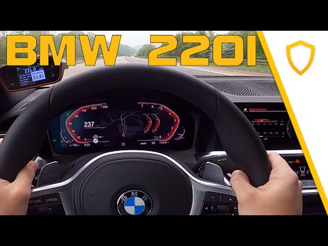 THAT SLOW?! BMW 220i G42 Top Speed POV Drive