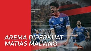 Arema FC Perkenalkan Pemain Barunya Asal Uruguay Matias Malvino