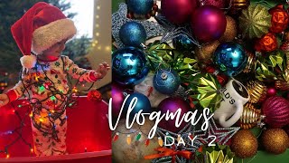 Decorate our Tree | VLOGMAS DAY 2