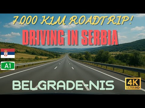 Driving in Serbia 🇷🇸 | Belgrade → Niš (4K Real Time Drive)