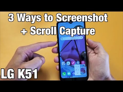 YouTube video about: How do you screenshot on a lg k51?