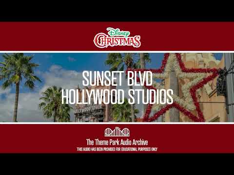 Sunset Boulevard - Hollywood Studios | Disney Christmas