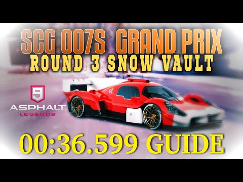 ASPHALT 9 SCG 007S GRAND PRIX ROUND 3 - 36:599 SNOW VAULT - OFFICIAL RUN
