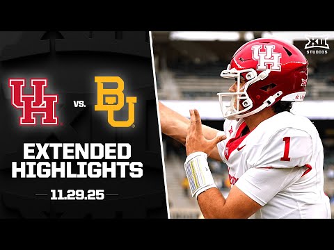 Houston vs. Baylor Extended Highlights | 2025 Big 12 Football