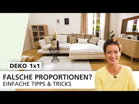 Falsche Proportionen bei Deko & Möbeln | DEKO 1x1 | INTERIYEAH!