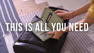 Minimalist packing in 3 minutes