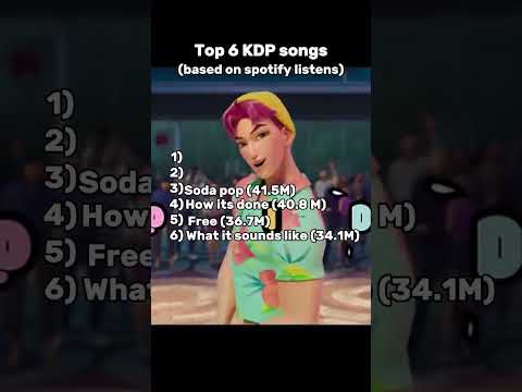 top 6 kpop demon hunters songs based on spotify listens