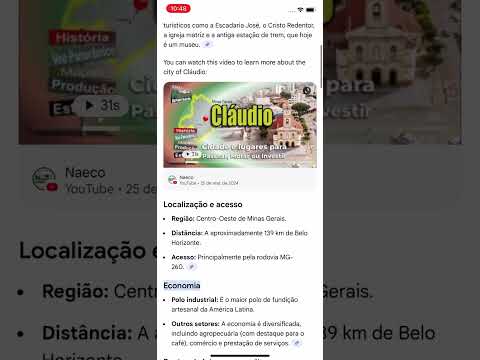 cidade de Cláudio, Minas Gerais