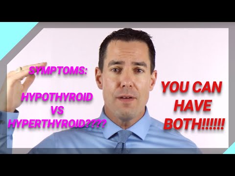 Hypothyroid vs hyperthyroidism symptoms |You can have both| Learn Why