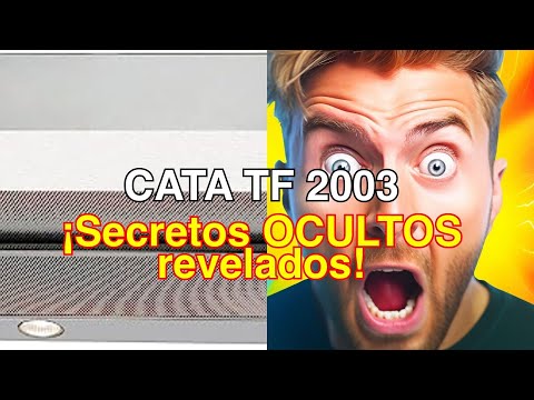 Reseña de la campana extractora cata tf 2003 duralum 60 | potente y elegante | opiniones y precio