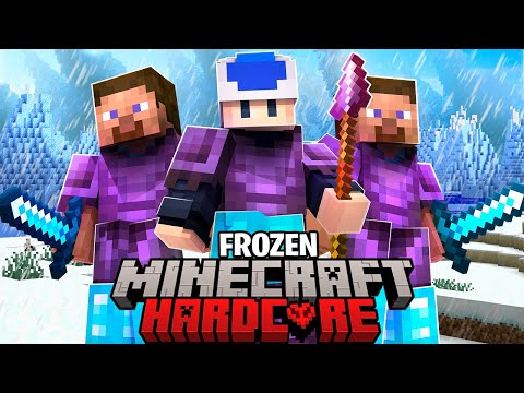 100 Players Simulate Minecraft's FROZEN Hunger Games...