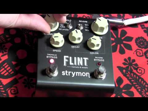Strymon FLINT Tremolo and Reverb guitar effects pedal demo