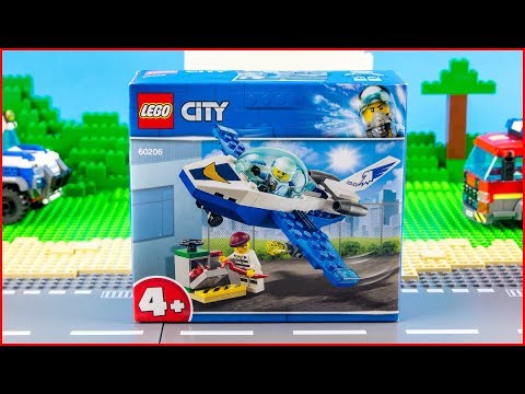 Vidéo LEGO City 60206 : Le jet de patrouille de la police