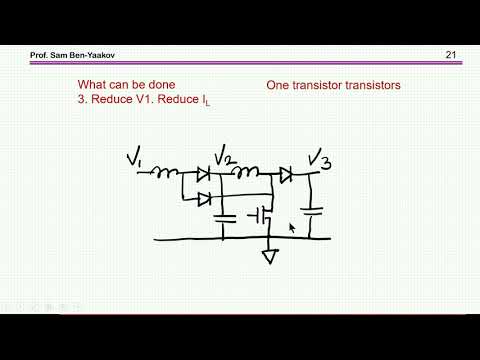 Low efficiency of switch mode converters at extreme duty cycles: an intuitive explanation