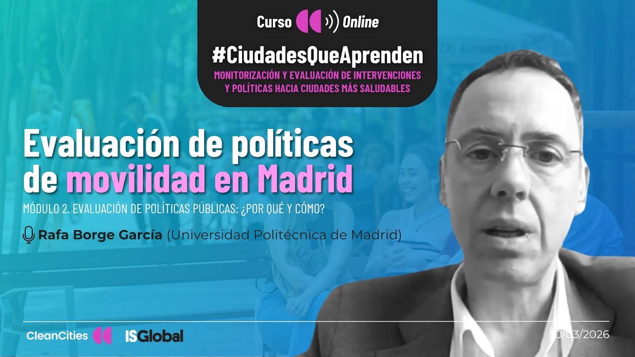 Evaluación de políticas de movilidad en Madrid | #CiudadesQueAprenden 14