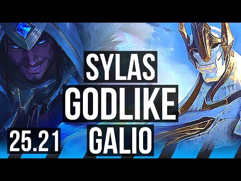 SYLAS vs GALIO (MID) | 9/1/9, Godlike | KR Master | 25.21