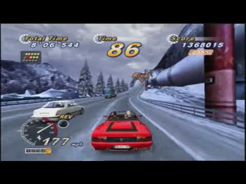 OutRun 2SP (PS2) - 15 Continuous Stage Mode Playthrough [PAL 60Hz]