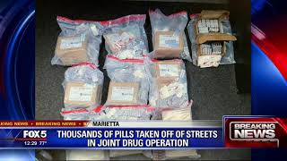 Thousands of pills found in drug operation