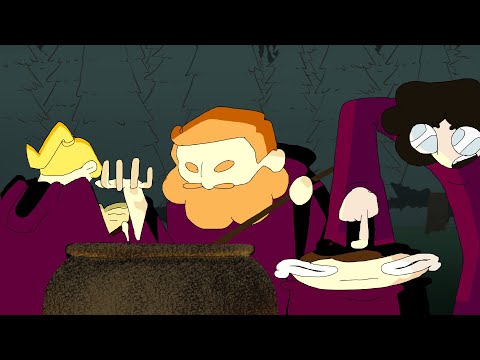 Julia tricks Nathan into creating an eldritch horror NOT CLICKBAIT (a drawfee halloween animation)