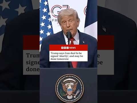 Trump says deal with Iran will be signed 