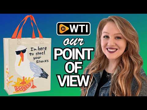 Blue Q Handy Tote Bag - I'm Here to Steal Your Snacks - Recycled & Reusable Sturdy Canvas Shopping Bag with Quirky Art and Handles - WTI product video review
