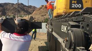 EIK AMFİBİK EKSKAVATÖR GAP İNŞAAT TÜRKMENİSTAN