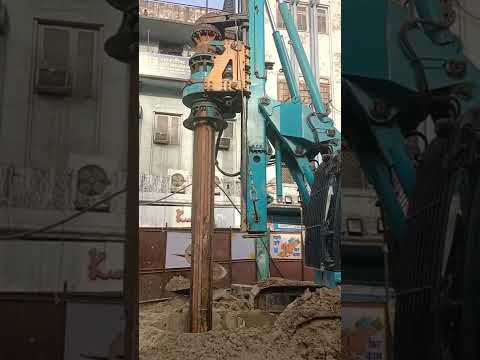 kanpur metro station Pile /Sunw'ard-Ace Machine model Sa175 Bore Dia -1500MM Depth 40 Meter