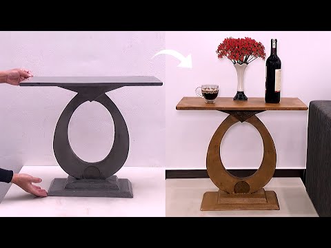 Unique Ideas - DIY Technique Cement Coffee Table - Handmade Ideas From Cement To Decorate