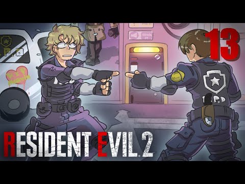Resident Evil 2 Leon 'A' Walkthrough Part 13 - Scared II: Scared Harder