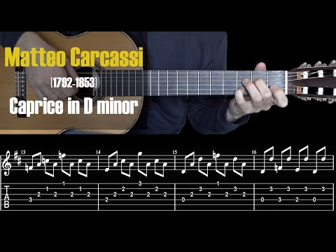Matteo Carcassi - Caprice in D Minor