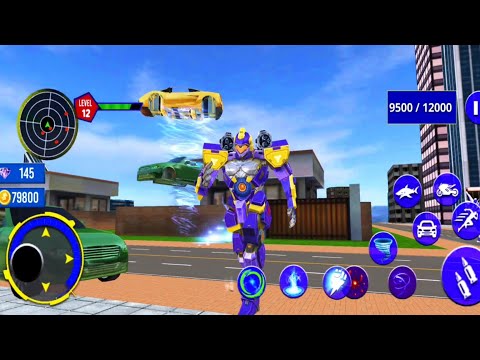 Shark Robot Transform * Android Gameplay