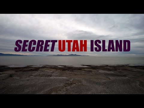 Discover Antelope Island: Utah's Hidden Gem | Aerial Journey to Great Salt Air