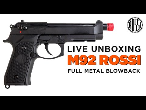 Pistola Airsoft M92 Full Metal Blowback Rossi