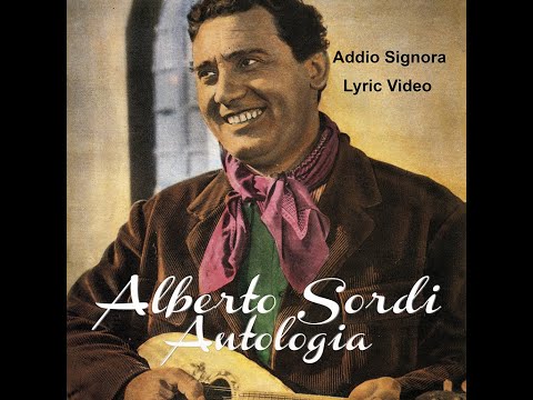 Alberto Sordi - Addio Signora