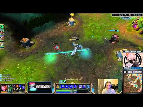 TSM Bjergsen Jayce vs Fizz [Challenger Ranked solo queue mid]