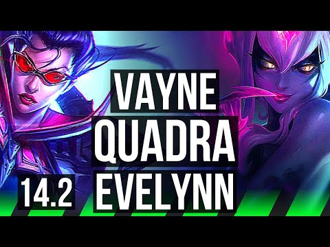 VAYNE vs EVE (JNG) | Quadra, Legendary, 20/4/6, Rank 13 | BR Challenger | 14.2