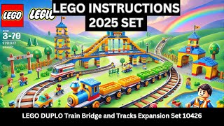 LEGO INSTRUCTIONS: Build the EXCITING LEGO DUPLO Train Bridge and Tracks Expansion Set 10426