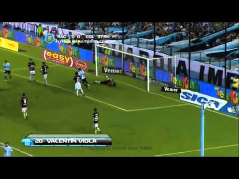 Gol de Valentin Viola de chilena a Colon