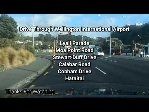 Drive Through Wellington International Airport